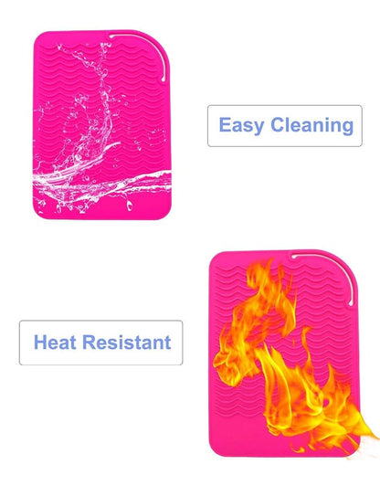 Heat Resistant Mat for Curling Iron, Flat Irons and Hair Straightener Hair - Image 5