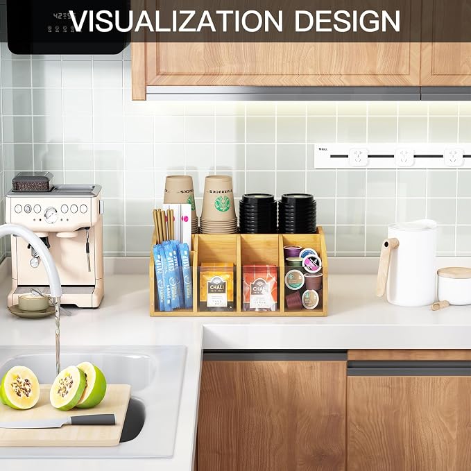 Coffee Station Organizer Condiment Organizer - Image 2