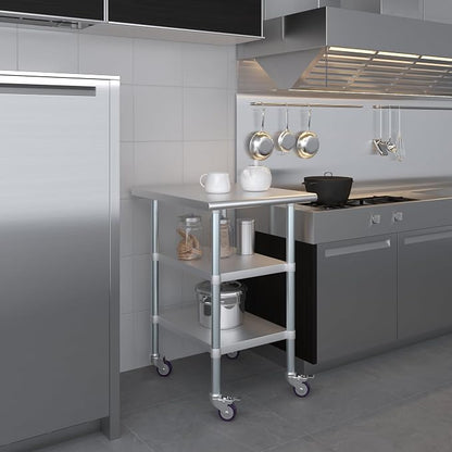 AmGood Stainless Steel Work Table - Image 7