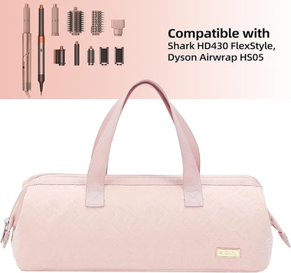 NISHEL Hair Tools Travel Carrying Bag, Portable Hair Air Wrap Dryer Case - Image 4