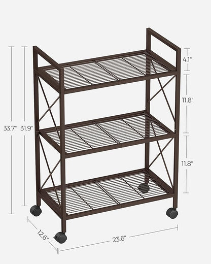 SONGMICS 3-Tier Metal Storage Rack - Image 3
