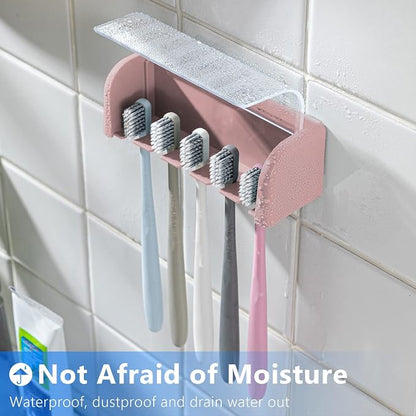 5 Slots Toothbrush Holder Wall Mount - Image 6
