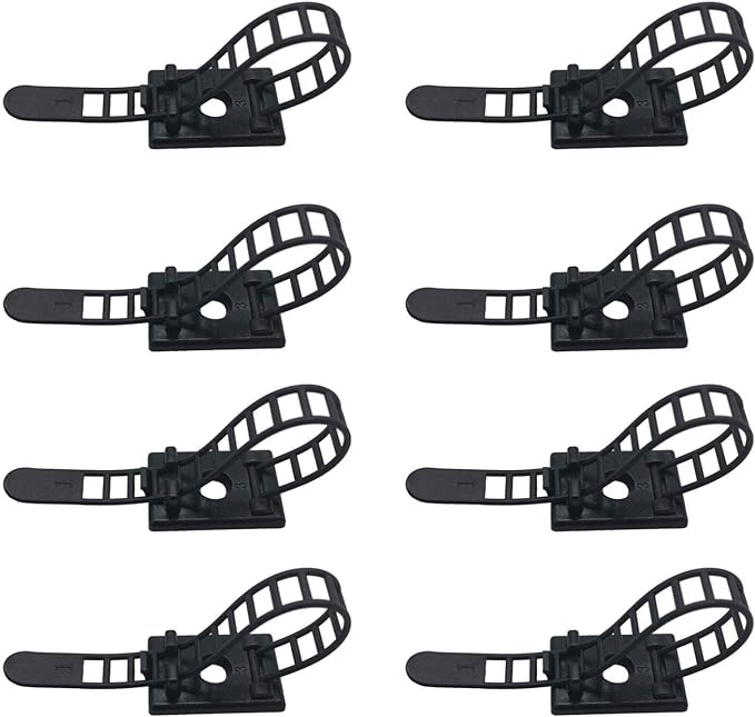 1000 Pieces Cable Management Desk Cord Organizer Cable Ties Wire Fasteners Clips by RayTour