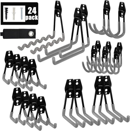 AOBEN Garage Hooks Heavy Duty, Steel Garage Storage Hooks, Utility Tool Hangers by AOBEN