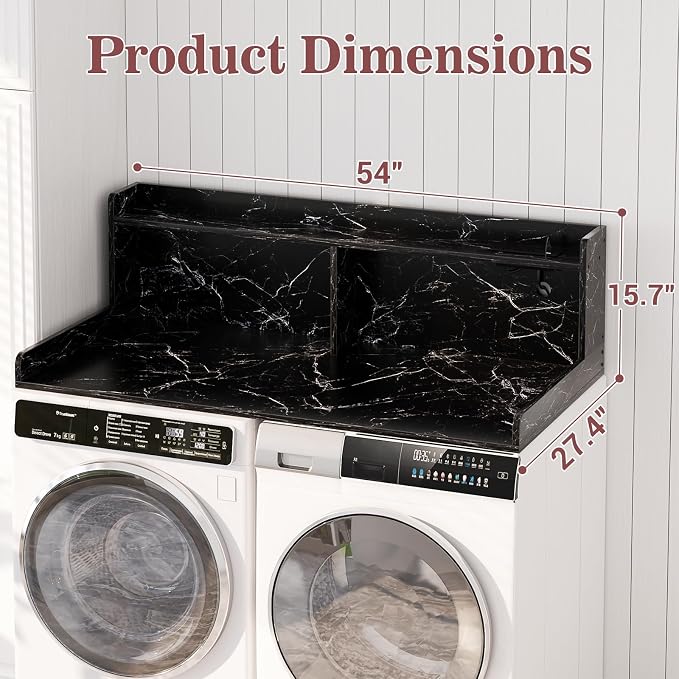 Aheaplus Washer and Dryer Countertop, 2-Tier Laundry Countertop Cover - Image 7