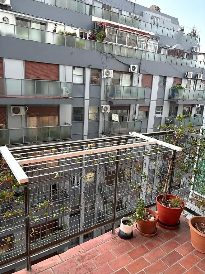 2 in 1 Balcony and Wall Mounted Drying Rack – Aluminum Clothesline - Image 2