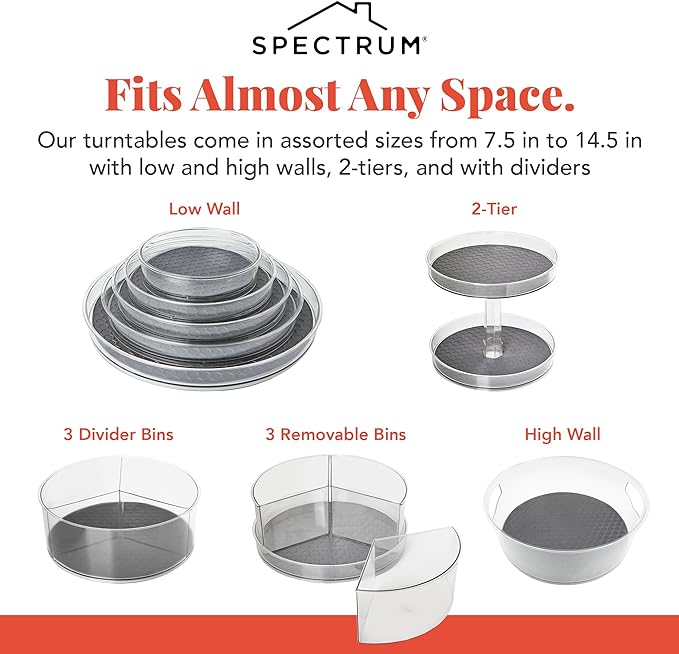 Spectrum XXL Lazy Susan Organizer 14.5 in - Image 5