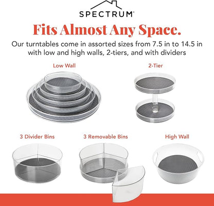 Spectrum Lazy Susan Organizer, Hexa Round Small - Image 5