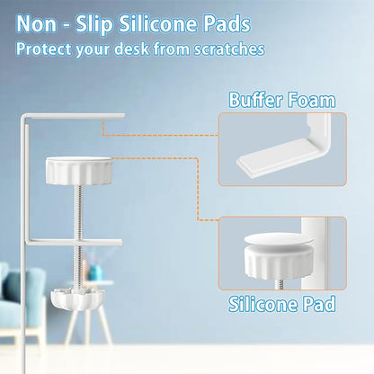 No Drill Under Desk Cable Management Tray, SONATURE 15.7" Cord Organizer - Image 3