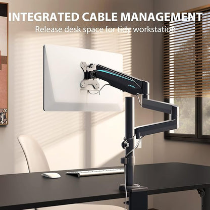 EUREKA ERGONOMIC Single Monitor Desk Mount, Adjustable Gas Spring Monitor Arm - Image 7