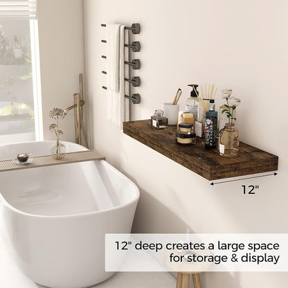 Floating Shelves 30 Inch Long, 12 Inch Deep Floating Shelf - Image 4