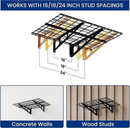 FLEXIMOUNTS 2-Pack 2x6ft Garage Shelving - Image 4