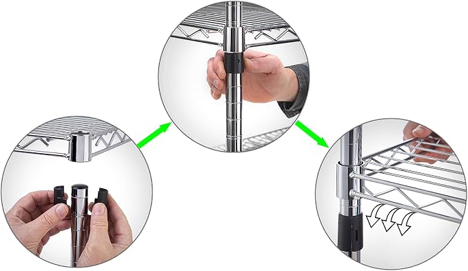 Wire Shelving Kit | NSF Commercial Storage Rack Unit - Image 4