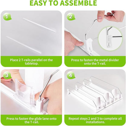 Drink Organizer for Fridge, Soda Can Dispenser for Refrigerator, Automatic - Image 6