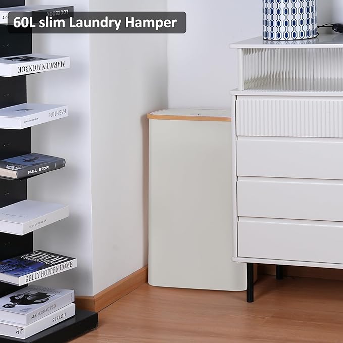 Slim Laundry Hamper, Narrow laundry Hamper - Image 4