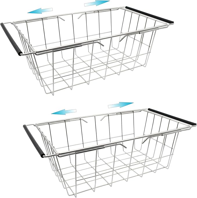 Orgneas Expandable Chest Freezer Basket, Stainless Steel Hanging Deep Freezer by Orgneas