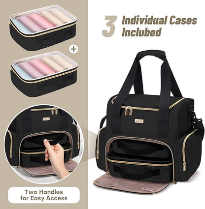Large Makeup Travel Cosmetic Bag - Image 3