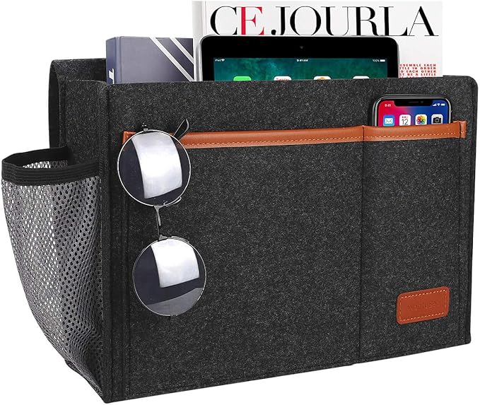 Bedside Caddy, Bed Storage Organizer by WantuSee