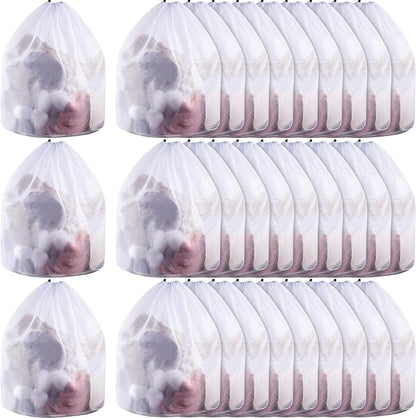12 Pcs 24 * 32 Inches Fine Mesh Laundry Bag by Fabbay