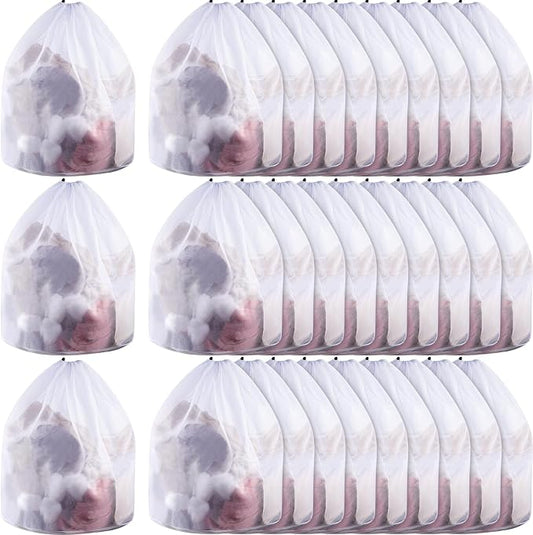 12 Pcs 24 * 32 Inches Fine Mesh Laundry Bag by Fabbay