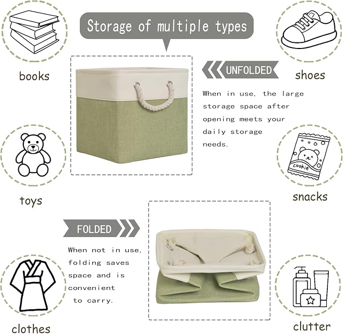 13 x 13 storage cubes, Cube Storage Organizer Bins - Image 4