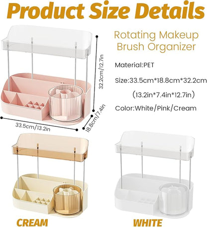 DASITON Large Capacity Makeup Organizer - Image 3