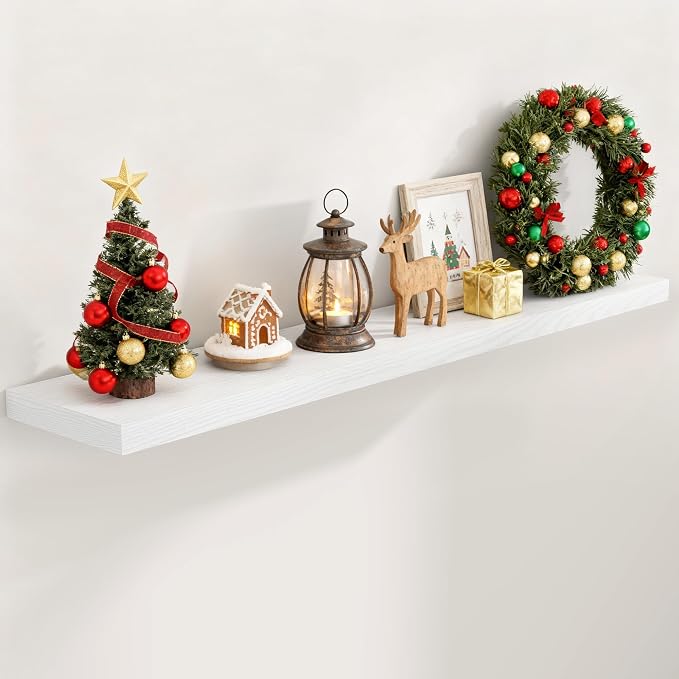 Fun Memories White 55Inch Floating Shelves by FunMemories