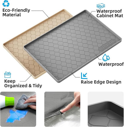Silicone Under Sink Mat 40" x 22", kitchen Essentials and Gadgets, Shelf liner - Image 2