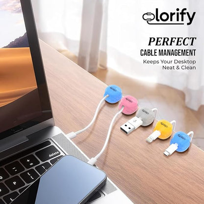 12 Pack Spring Cable Clips, Adhesive Cord Holders - Image 7