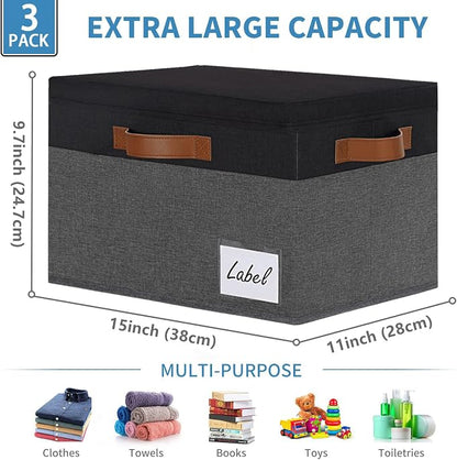 GhvyenntteS Fabric Storage Bins - Image 3