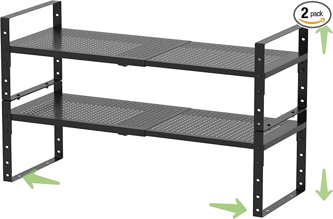 Expandable Countertop Organizer Rack/Shelf by Sylrceo