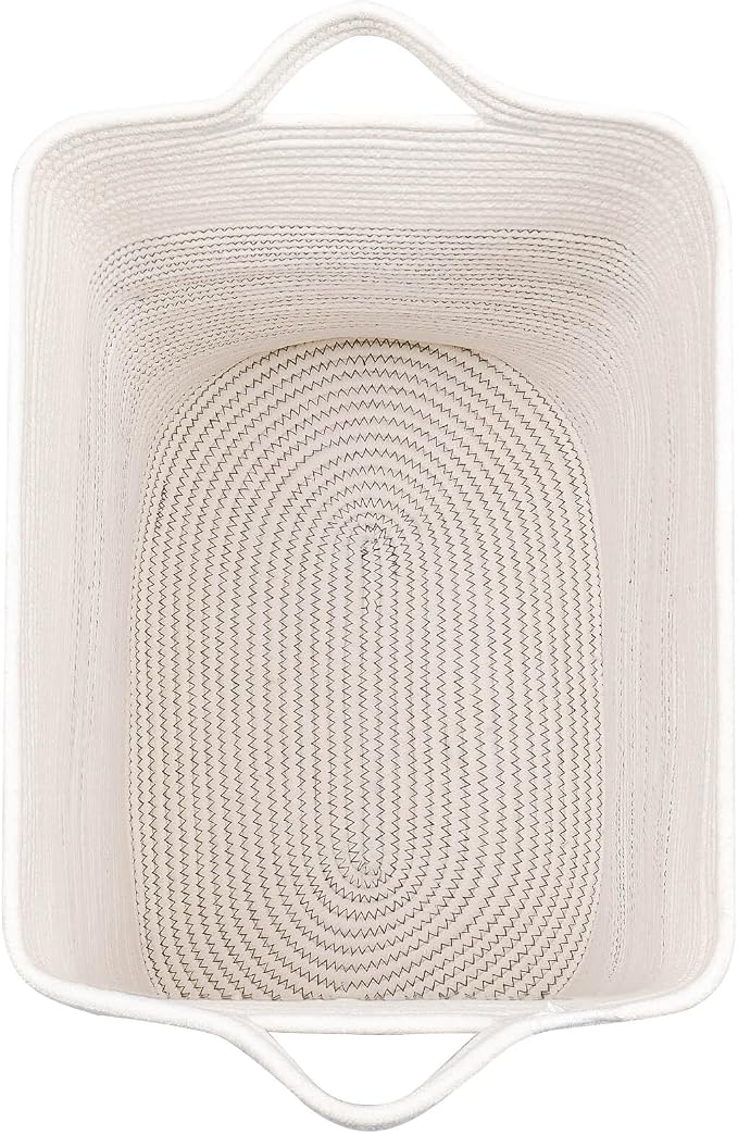 Storage Baskets for Clothes Fabric Cotton Rope Storage Basket - Image 6