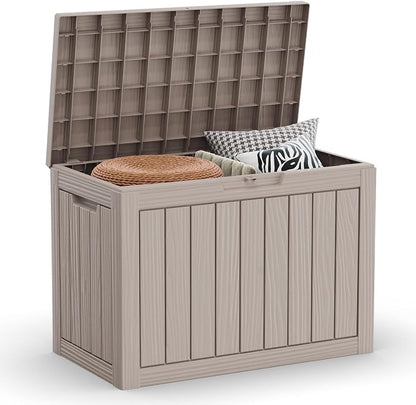 45 Gallon Deck Box, Resin Outdoor Storage Box by OutdoorLivingPerfected