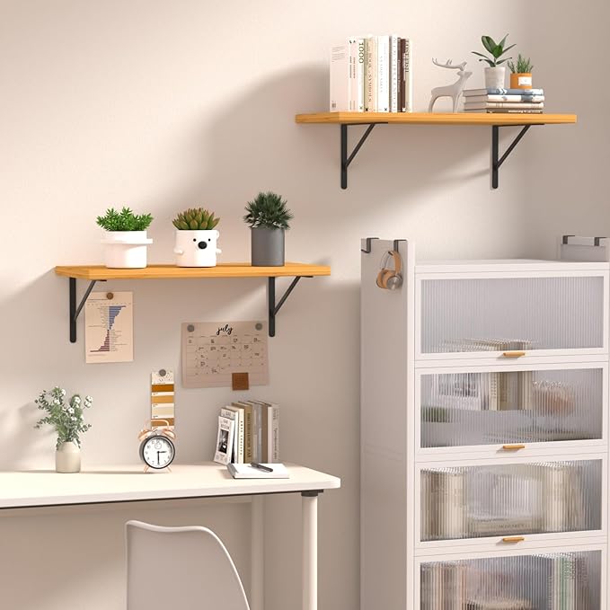 4 Pack L18 x H 12" Black Heavy Duty Shelf Brackets - Image 6