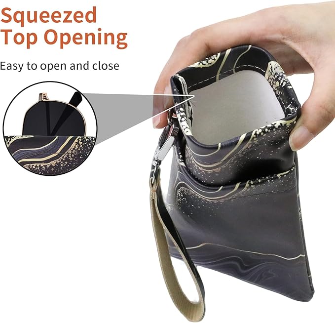 Double Eyeglass Case Soft Dual Glasses Case - Image 4