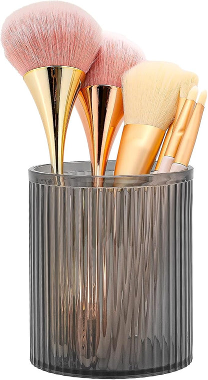 DASITON Makeup Brush Holder Organizer, Acrylic Makeup Brush Cup, Vintage by DASITON