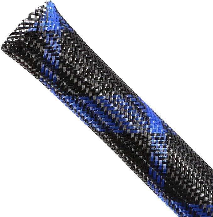 Expandable Braided Sleeving, PET Automotive Wire Loom, Flexible Cable Management by ConveniencetoYourLife