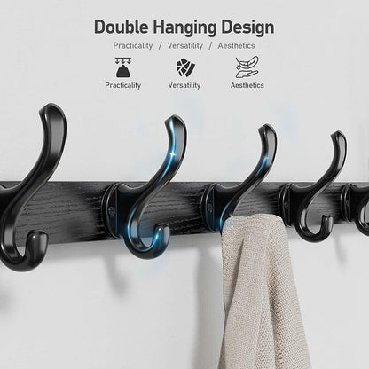 Tatub 29" Rustic Coat Rack Wall Mount - Image 3