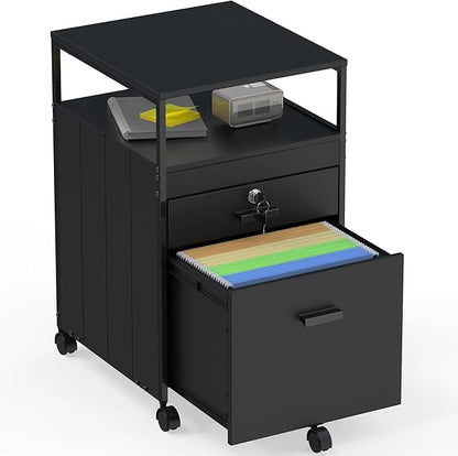 SHW Box File Rolling Mobile Cabinet by SHW