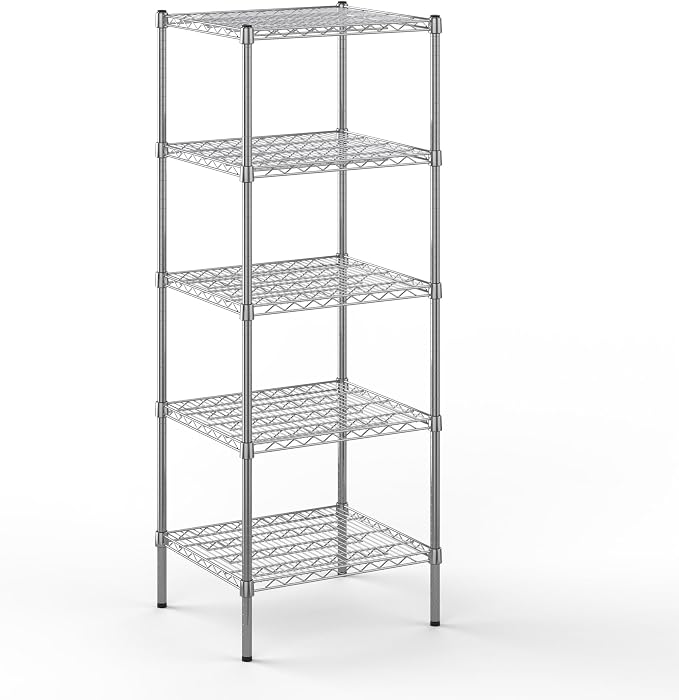 21" Deep x 24" Wide x 64" Height Wire Shelving Kit | 5-Tier | NSF Commercial by Regal+Altair