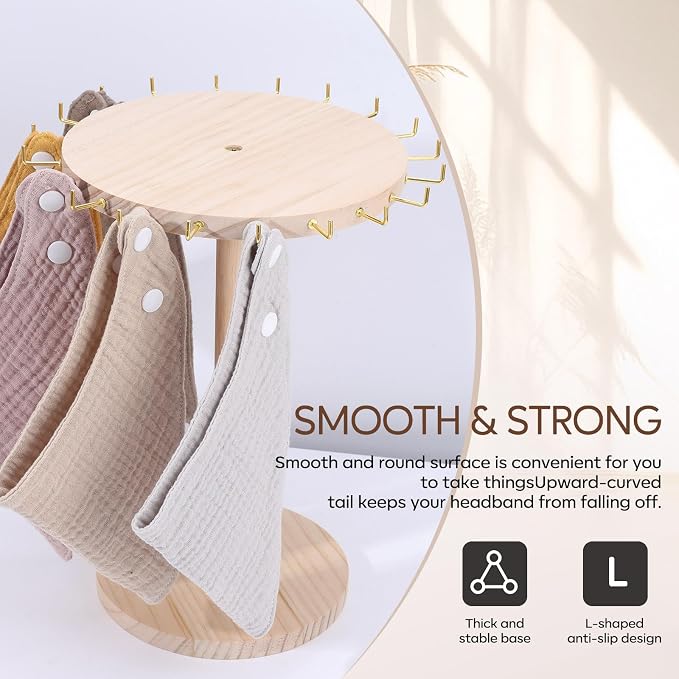 POVETIRE Baby Headband Holder Bow Organizer - Image 3