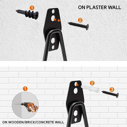 Garage Hooks, 12 Pack Wall Storage Hanger - Image 5