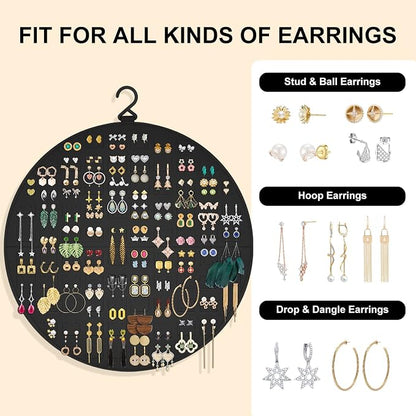 Earring Organizer, Hanging Earring Holder Holds Up to 128 Pairs, Stud Earring - Image 2