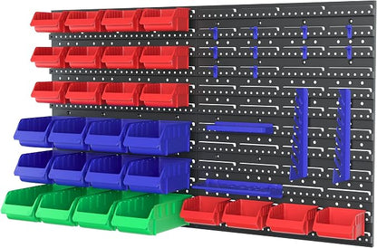 WORKPRO Pegboard Organizer Wall Mounted, Peg Board Wall Organizer by WORKPRO