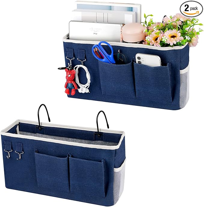 Bedside Storage Caddy/Bedside Hanging Storage Bag by Ozzptuu