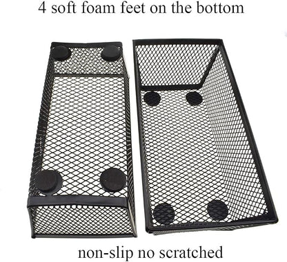 HAHIYO Stackable Mesh Tray Cup 6 x 3 x 2 inches Sturdy Container - Image 2