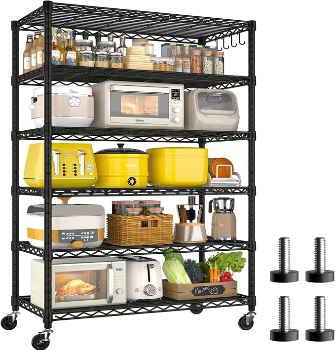 PrimeZone 6 Tier Wire Shelving by PrimeZone