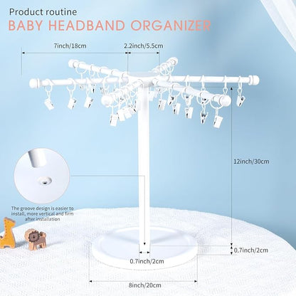 POVETIRE Headband Holder Bow Organizer - Image 4