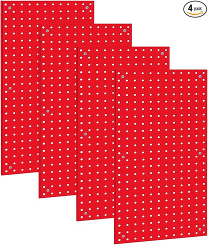 Peg Board, Pegboard Rack Garage Storage Steel Horizontal Peg Board Pack by Daanxw