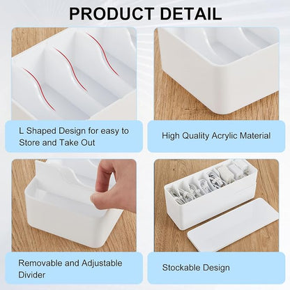 Tatuo 2 Pcs Cable Organizer Box - Image 4